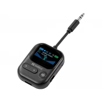 Sandberg BT Audio Link 2in1 TxRx Pro Bluetooth 5.0 Transmitter & Receiver with aptX Low Latency, Optical & AUX, 300 mAh Battery 450-14