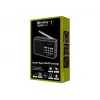 SANDBERG Speaker Radio FM+BT Recharge Portable Bluetooth Speaker with FM Radio, AUX, USB, MicroSD, 6W, Black