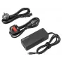 SANDBERG USB-C AC Charger PD100W EU+UK - 100W USB-C Power Delivery Wall Charger, Interchangeable EU/UK Plugs, Black