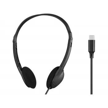 SANDBERG USB-C Headphone Bulk - White In-Ear Headset with Microphone