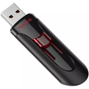 SanDisk Cruzer Glide 256GB USB 2.0 Flash Drive (SDCZ600-256G-G35) - Black