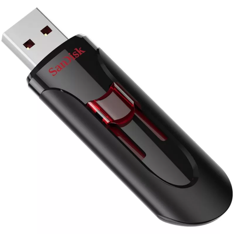 SanDisk Cruzer Glide 256GB USB 2.0 Flash Drive (SDCZ600-256G-G35) - Black