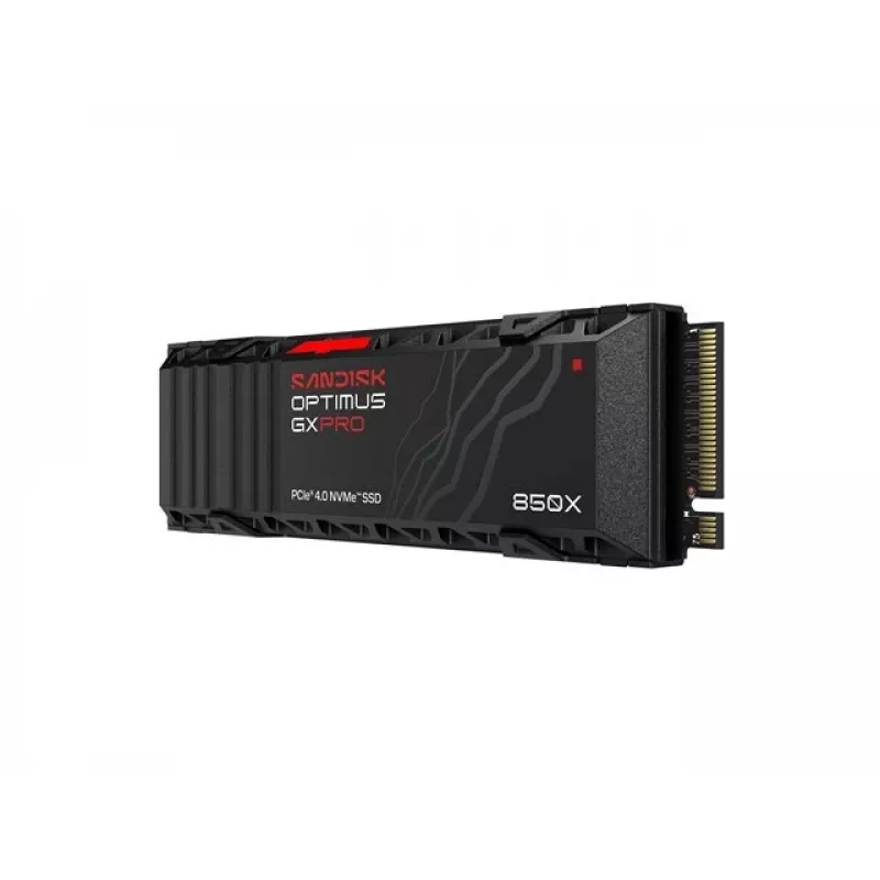 SanDisk Optimus GX PRO 850X 4TB Internal SSD, M.2 2280 D5-M, PCIe 4.0 x4 NVMe, TCG Opal Encryption 2.01, Integrated Heatsink