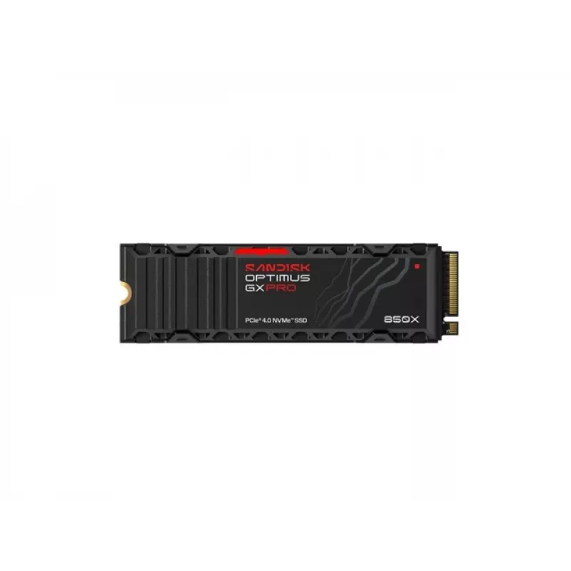 SanDisk Optimus GX PRO 850X 4TB Internal SSD, M.2 2280 D5-M, PCIe 4.0 x4 NVMe, TCG Opal Encryption 2.01, Integrated Heatsink