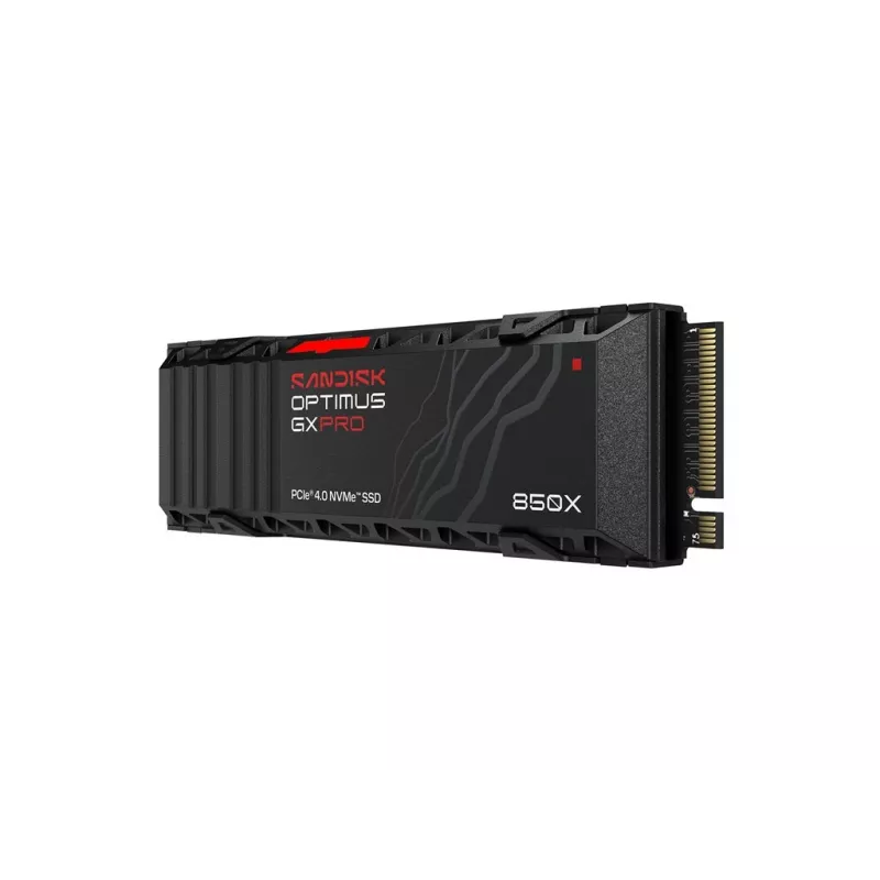 SanDisk Optimus GX PRO 850X 4TB Internal SSD, M.2 2280 D5-M, PCIe 4.0 x4 NVMe, TCG Opal Encryption 2.01, Integrated Heatsink