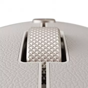 Satechi OntheGo Mouse - Wireless Bluetooth & 2.4GHz USB-A, Rechargeable, Multi-Device, Sand