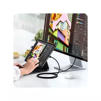 SATECHI Thunderbolt 5 Pro Cable 1m USB-C to USB-C – 120Gbps, 240W, Black