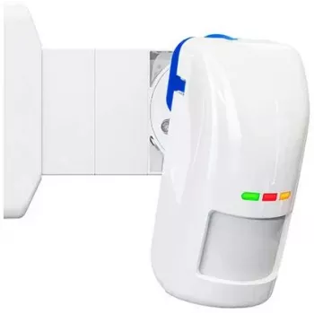SATEL BRACKET E-5 Ball Joint Mounting Bracket for Outdoor Motion Detectors, White, ABAX2 Compatible