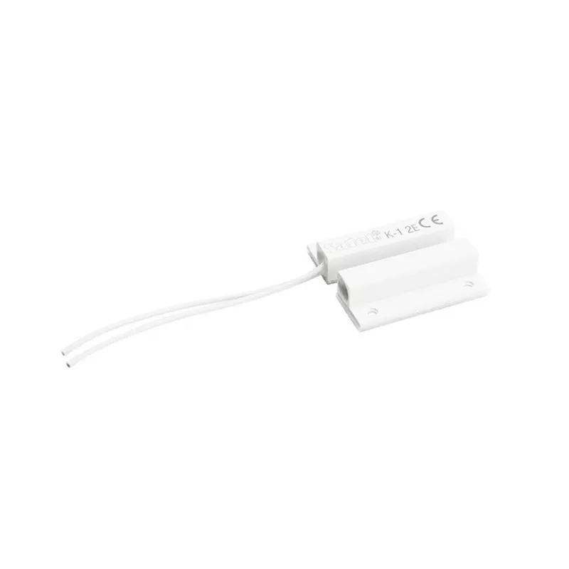 SATEL K-1 2E Magnetic Contact with Reed Switch, Surface Mount, White, 2EOL Resistors