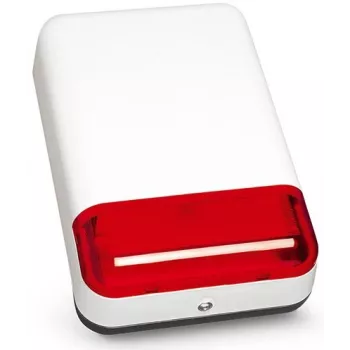 SATEL SPLZ-1011 R Outdoor Siren (Red, 120 dB, IP54)