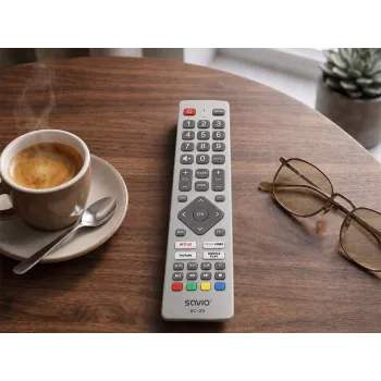 SAVIO RC-29 Universal Remote Control for SHARP TVs