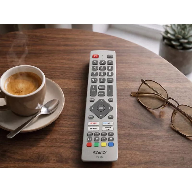 SAVIO RC-29 Universal Remote Control for SHARP TVs