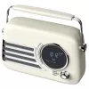 SAVIO RS-04 Portable DAB+ FM Radio with Rechargeable Battery, LCD Display, Dual Alarm, Black