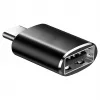 SAVIO TR-19 Wireless CarPlay & Android Auto Adapter, USB-C, 5GHz Wi-Fi, Bluetooth 5.0, Black