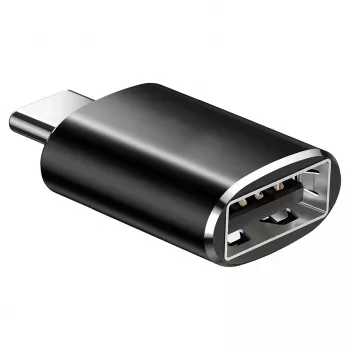 SAVIO TR-19 Wireless CarPlay & Android Auto Adapter, USB-C, 5GHz Wi-Fi, Bluetooth 5.0, Black