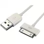 SBOX IPH4 USB-A to Apple 30-Pin Cable, 2m, White, Charging & Data