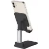 SBS Mobile TASTAND Universal Foldable Device Stand for E-Readers, Smartphones and Tablets up to 12 inch - Black & Silver