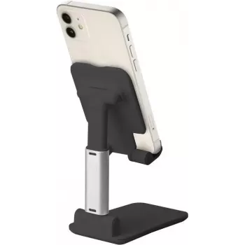 SBS Mobile TASTAND Universal Foldable Device Stand for E-Readers, Smartphones and Tablets up to 12 inch - Black & Silver