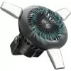 SBS Portable Fan with 4000mAh Power Bank, LED Light and Solar Charging