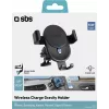 SBS TESUPWIR10CLIPSTG 10W Wireless Car Charger Holder - Black
