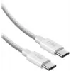 SBS USB-C to USB-C Nylon Braided Cable 2m 100W White
