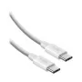 SBS USB-C to USB-C Nylon Braided Cable 2m 100W White