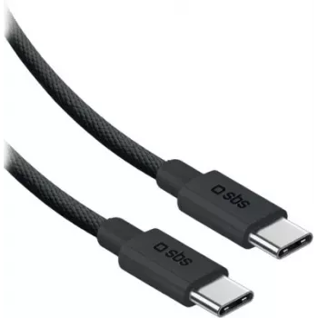 SBS USB-C to USB-C Nylon Cable 2m 240W Black