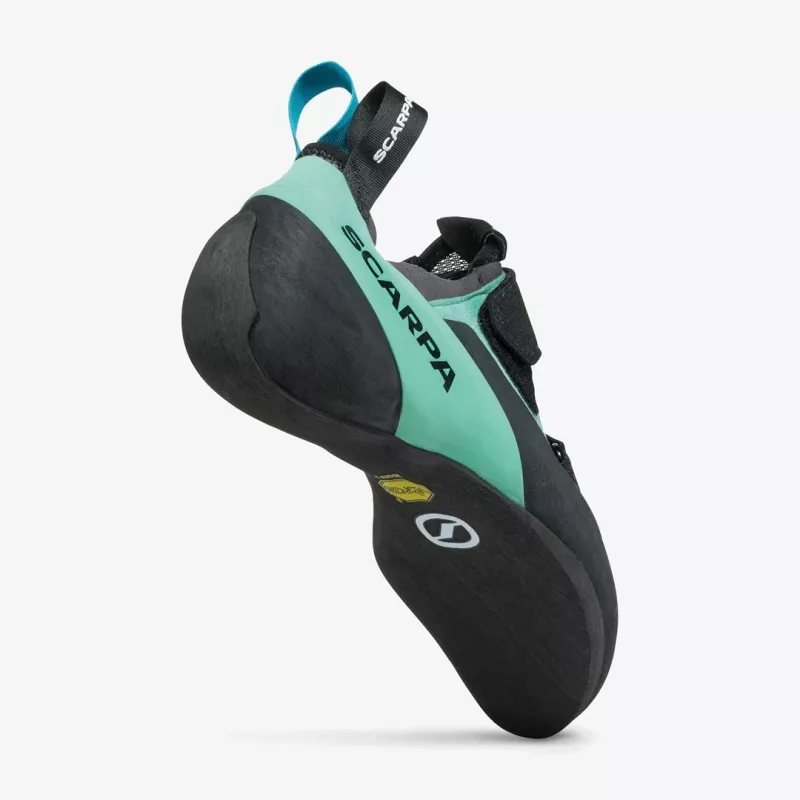 Scarpa ARPIA V LV Climbing Shoe, 38.5, Shark - Aqua