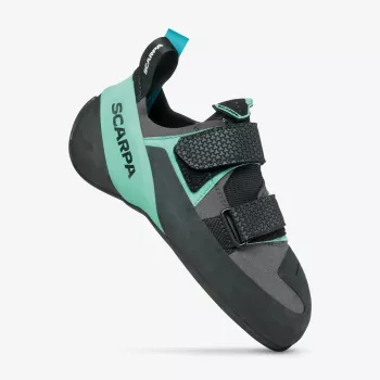 Scarpa ARPIA V LV Climbing Shoe, 38.5, Shark - Aqua