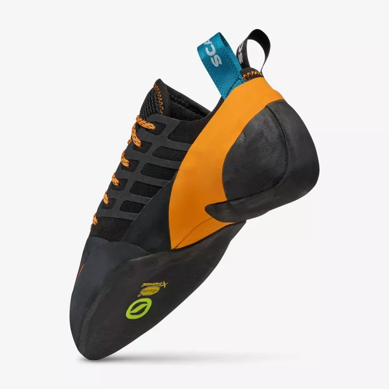 Scarpa Instinct Climbing Shoe - Black/Orange - EU 43