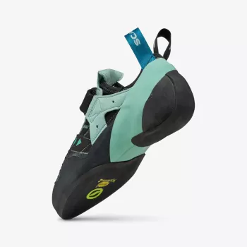 Scarpa Instinct VS Women's Climbing Shoe, 36.5, Black/Aqua