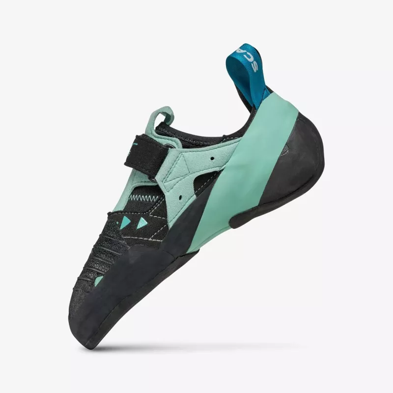 Scarpa Instinct VS Women's Climbing Shoe, 36.5, Black/Aqua