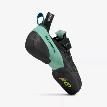Scarpa Instinct VS Women's Climbing Shoe, 36.5, Black/Aqua