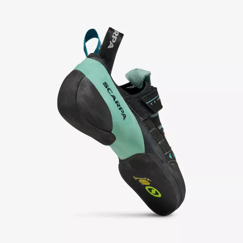 Scarpa Instinct VS Women's Climbing Shoe, 37.5, Black - Aqua