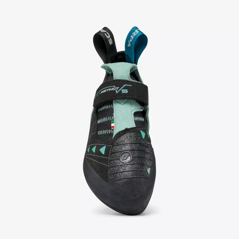 Scarpa Instinct VS Women's Climbing Shoe, 37.5, Black - Aqua