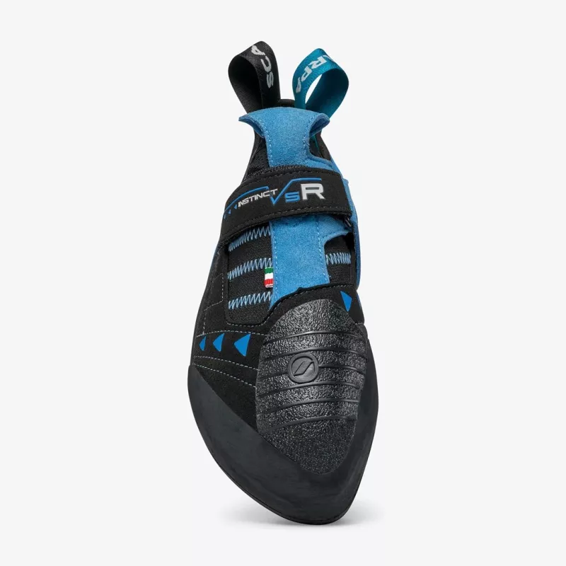 Scarpa Instinct VSR Climbing Shoe, 43.5, Black/Azure