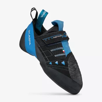 Scarpa Instinct VSR Climbing Shoe, 43.5, Black/Azure