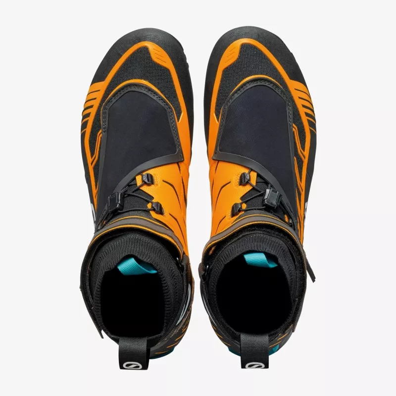 Scarpa Ribelle Tech 3 HD Mountaineering Boots - Black/Bright Orange - Size EU 42.5