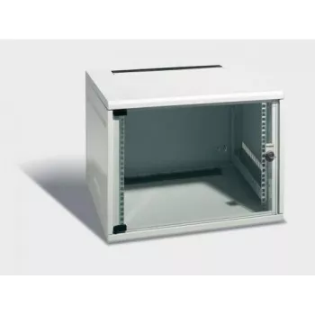 SCHÄFER IT SYSTEMS 19 inch Wall-Mount Cabinet NT Box, 12U, 570 x 625 x 600 mm, Light Grey RAL 7035 7312600
