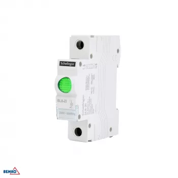 SCHELINGER A15-SL8-ZI LED Signal Lamp Green 230V AC IP65 Panel Mount 22mm