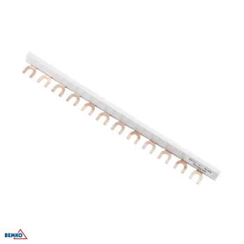SCHELINGER A19-BB-1F U-Type Single-Phase Busbar 10mm² 12 Modules 63A