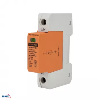 SCHELINGER A51-SPD01-1P-B+C Type 1+2 Surge Protective Device 1-Pole 5kA (10/350) Class B+C