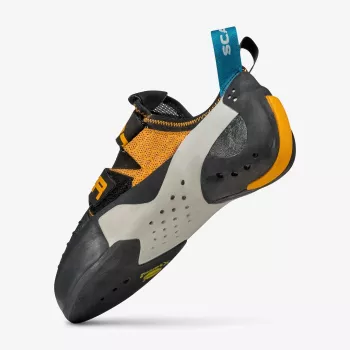 SCHEPPACH Scarpa BOOSTER Climbing Shoes, 40.5, Black - Orange