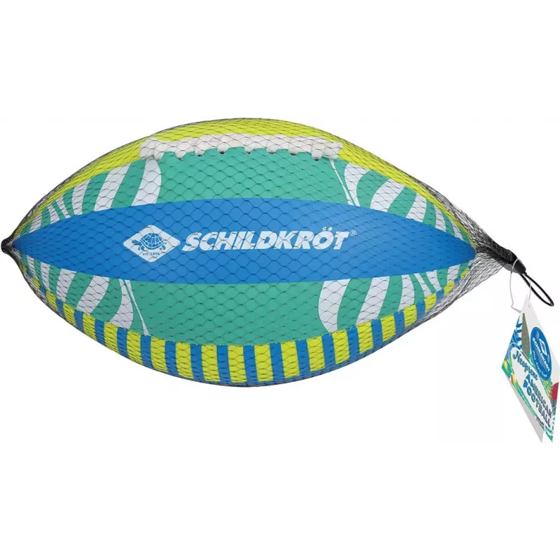 SCHILDKROT Neoprene American Football Size 6 - Soft Textile Surface, Saltwater Resistant, Youth Beach & Water Ball 970345