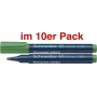 Schneider 130 Permanent Marker, Round Tip, Green, 1.0-3.0 mm, Refillable 113004