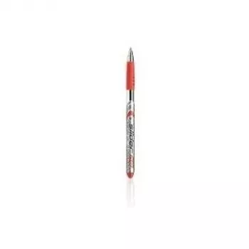 Schneider Slider Basic XB Ballpoint Pen Red Transparent Extra Broad Stainless Steel Tip 151202