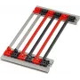 SCHROFF 24568356 19 inch 2U Fixed Mounting Rail for Server and Network Cabinets, Steel, Black RAL 9005, Powder-Coated, 482.6 mm Length
