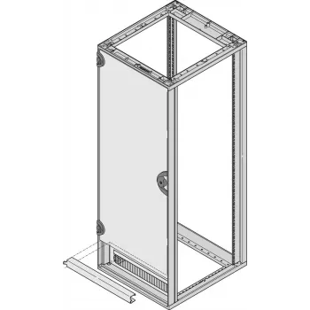 SCHROFF Door Hinge Bracket 60mm RAL 7021 Black Grey 27230061