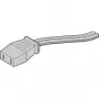 SCHROFF Fan Power Connection Cable for Pagoda Fan Units, 0.5 m, 3-pin to Open End, Black