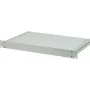 SCHROFF MultipacPRO 1U 220D Plain Covers, Steel, Light Grey RAL 7035, Set of 2 20860601